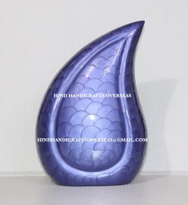 Urna Funeraria en Forma de Lágrima para Cenizas de Adultos, Material de Latón, Ecológica, Duradera, de la Mejor Calidad, Fabricante Indio - Product Image 6