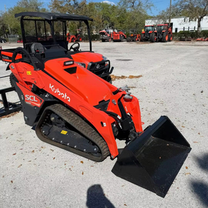 Mini-chargeuse compacte sur chenilles KUBOTA, diesel, avec godet frontal et pompe, haute puissance de creusement pour la construction agricole - Product Image 1