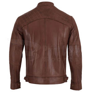 Veste en cuir d'hiver pour homme, design personnalisé, fabrication en usine, confortable, vêtements de rue, veste en cuir pour homme - Product Image 3