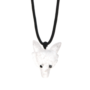 Collier en corde avec pendentif loup sculpté, 7 styles, breloque tendance - Product Image 1