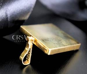 Colgante llamativo amarillo de suministro directo de fábrica con opción de grabado personalizado para compradores mayoristas disponible para precio de exportación - Product Image 5