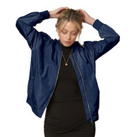 Veste bomber pour femmes grande taille de qualité supérieure, imperméable, en polyester