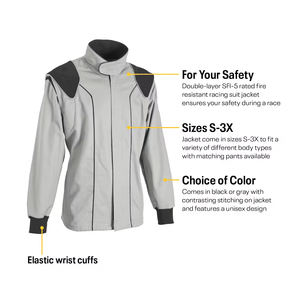 เสื้อแจ็กเก็ตแข่งรถสำหรับผู้ชายฤดูร้อนกันน้ำระบายอากาศได้ดีมีไซส์ใหญ่พิเศษ - Product Image 3