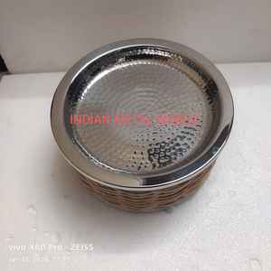 Olla caliente de madera personalizada hecha a mano, nuevo diseño, cazuela de madera sólida y acero inoxidable, venta al por mayor - Product Image 3