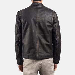 Chaqueta de Cuero Personalizada de Diseño Nuevo 2026, Transpirable, de Alta Calidad, de Piel de Cordero Genuina, Chaqueta de Motociclista para Hombre - Product Image 6
