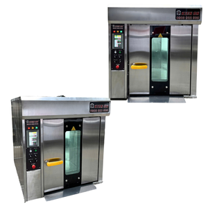 เครื่องทำขนมปังแบบหมุนมี8ถาดเครื่องทำขนมปังแบบมีล้อลาก - Product Image 1