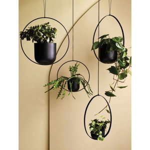 Lo último en macetas colgantes para decoración del hogar, macetas hechas de Metal, soporte para plantas colgantes de hierro, decoración de balcón, macetas de flores - Product Image 2
