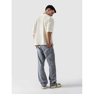 T-shirt en jersey 100 % coton délavé, coupe oversize, 240 g, poids lourd, sérigraphié compressé - Product Image 4