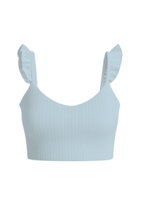 Top corto acanalado de algodón a la moda para mujer, conjuntos elegantes de algodón 100% para mujer, ropa transpirable, duradera y lavable, Top de moda callejera - Product Image 6