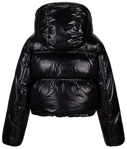 Chaquetas acolchadas recortadas con logotipo personalizado OEM, chaquetas de invierno con burbujas para mujer, chaquetas acolchadas recortadas personalizadas para mujer - Product Image 2