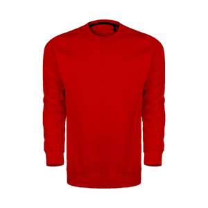 Sudadera de Cuello Redondo para Hombre, 5% Poliéster, 95% Algodón, 300 GSM, Color Rojo - Product Image 1