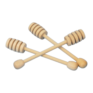 ช้อนตักน้ำผึ้งทำจากไม้อเนกประสงค์อุปกรณ์ในครัวแท่งน้ำผึ้งพร้อมที่จับไม้ - Product Image 5