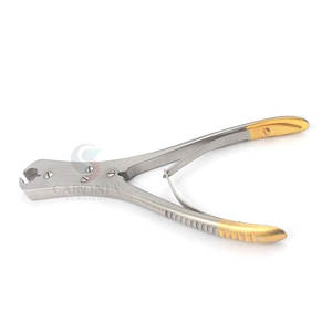 Instruments chirurgicaux orthopédiques les plus vendus en acier inoxydable allemand Double Action plaque Cutter pince Source d'alimentation manuelle - Product Image 6