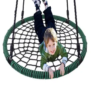 Best Deal 2023 38 Untertasse Tree Swing 400 lbs Gewichts kapazität, Spider Net Round Swing für Erwachsene und Kinder mit 2 verstellbaren