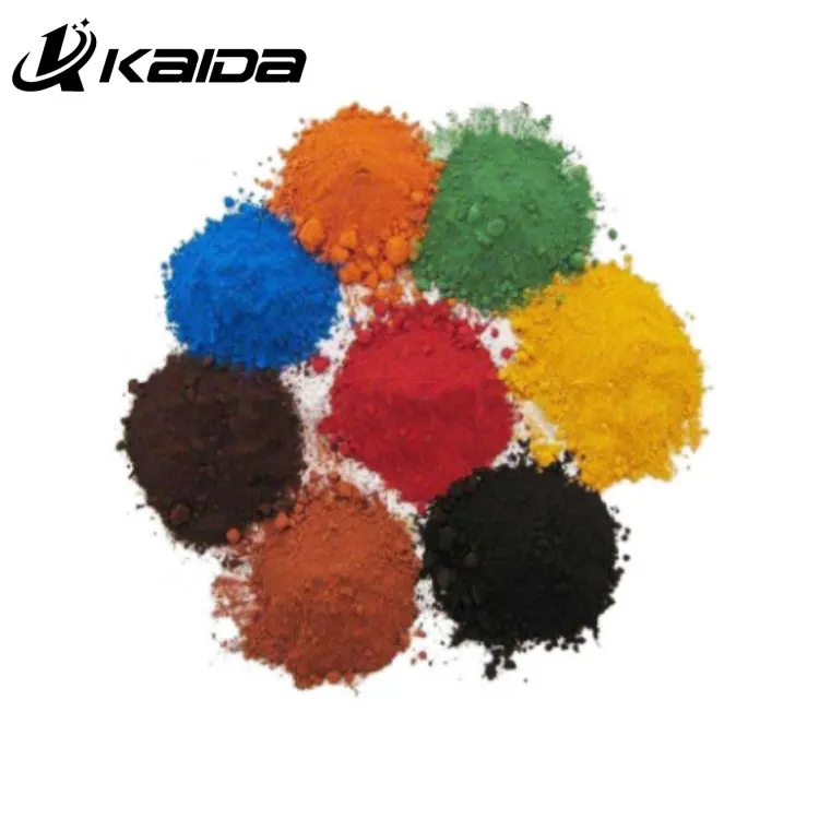 Wholesale Metallic Pigments Epoxy Resin Metallic Mica Powder Disperse Cement Paint Iron Oxide Pigment