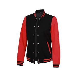 Veste universitaire en cuir véritable sur mesure, vente en gros d'usine, conception OEM, respirante, coupe-vent, haute qualité, broderie sur le devant pour hommes - Product Image 1