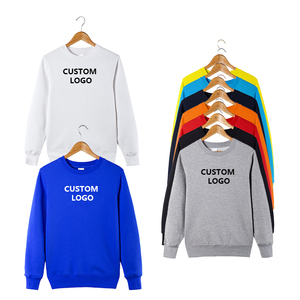 สเวตเชิ้ตคอกลมของผู้ชายเสื้อสเวตเชิ้ต100% ผ้าฝ้ายออกแบบโลโก้ได้ตามต้องการ - Product Image 1