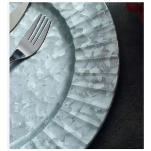 Fournisseurs en gros de vaisselle moderne assiette de chargeur à usage domestique assiette de chargeur forme ronde accessoires de vaisselle - Product Image 3