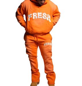 ชุดวอร์มซักกรดสำหรับผู้ชายเสื้อผ้าแนวสตรีทแบบวินเทจสำหรับ400 GSM พิมพ์ลายตามสั่ง - Product Image 4