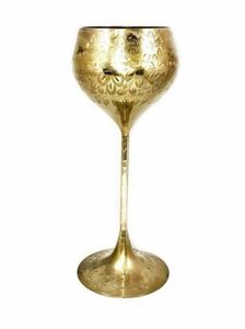 Copa de Cóctel de Latón TQC de Lujo con Diseño Grabado, 300 ml, Hecha a Mano, para Restaurante, Bar, Hotel, Superventas - Product Image 2