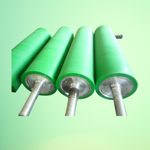 Rodillo de goma de recubrimiento adhesivo verde para máquinas de embalaje y recubrimiento de impresión de laminación industrial - Product Image 1