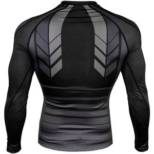 Personnalisé MMA Rashguard BJJ Chemise Compression Grappling Jiu Jitsu Fight Gear pour Adultes Long Gym Fitness Vente en Gros - Product Image 3