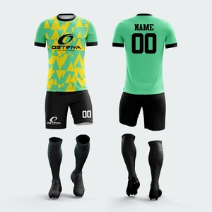 Soccer Wear Sets with <b>Heat</b>-Transfer Printing Soccer Uniform for Sale Best Design Short Sleeve Soccer Uniform - Product Image 4