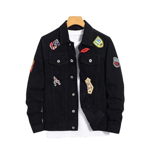 Chaqueta vaquera transpirable de secado rápido para hombre de alta calidad, nuevo diseño con servicio OEM, chaqueta vaquera para hombre de estilo callejero de invierno - Product Image 1