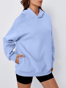 Sudadera con capucha de gran tamaño para mujer personalizada a la moda, ropa informal, el mejor Material usado, sudaderas con capucha de gran tamaño transpirables para mujer - Product Image 3