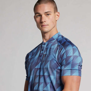 Polo sublimado de alta calidad para hombre, duradero y absorbente de humedad, ideal para salidas atléticas e informales - Product Image 4