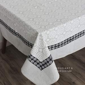 ผ้าปูโต๊ะผ้าฝ้ายสไตล์อินเดียขนาด72นิ้วสำหรับงานแต่งงาน - Product Image 5