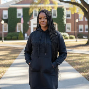 ชุดเดรสฮู้ดดี้ผู้หญิงคุณภาพสูง ระบายอากาศได้ดี น้ำหนักเบา ผ้าฝ้าย 100% สไตล์ลำลองและสตรีทแวร์ สำหรับสุภาพสตรี บริการ OEM - Product Image 2