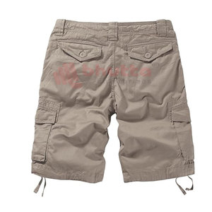 Shorts d'été décontractés pour hommes 100% coton multi-poches Streetwear Cargo Shorts motif solide pour un usage quotidien ou des vacances - Product Image 2