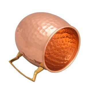 Taza Moscow Mule de Cobre Puro con Grabado Personalizado ~ Tazas de Cobre de Alta Calidad 100% Martilladas - Product Image 2