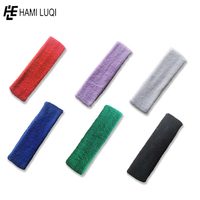Bandeau de sport en coton fin personnalisable pour hommes et femmes Couverture personnalisée de couleur unie pour baseball
