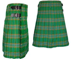 Kilt traditionnel écossais Highland Tartan pour femmes matériau en laine acrylique couleur et taille personnalisables vente en gros de haute qualité - Product Image 1