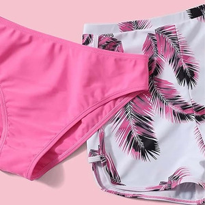 Ensemble de maillot de bain trois pièces grande taille pour femme, dos nu, imprimé animal, taille haute, respirant, séchage rapide, qualité supérieure - Product Image 3