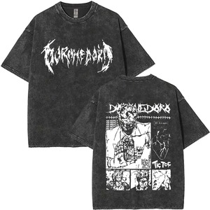 Hợp thời trang Anime Manga t Áo sơ mi quá khổ Y2K thời trang dạo phố đồ họa TEE đầy màu sắc in hip hop cổ điển unisex thời trang quần áo cung cấp - Product Image 5