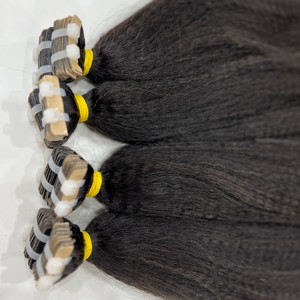เทปยาวเรียบในต่อผมยากิผมมนุษย์เวียดนามเวอร์จินทั้งหมดหนังกําพร้าชิดกัน - Product Image 4