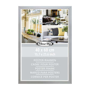 Silver Wood Decor Photo <b>Frame</b> 40 X 60 cm <b>Poster</b> Display Stand - Product Image 2