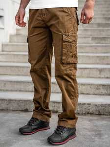 Pantalon de survêtement cargo multi-poches style baggy pour hommes pantalon de survêtement taille moyenne service OEM pantalon de tissage non tissé à motif droit pantalon - Product Image 3