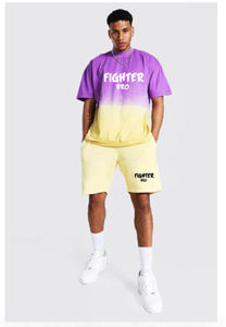 Vêtements de mode 2 pièces ensemble DTG t-shirt impression maille Shorts dessin animé graphique Shorts pour hommes 100% coton t-shirt - Product Image 5