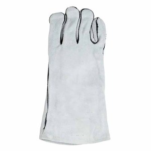 Nuevo 2025, guantes de cuero personalizados para parrilla de trabajo de soldadura resistentes al fuego y al calor, guantes de trabajo de cuero para soldar - Product Image 4