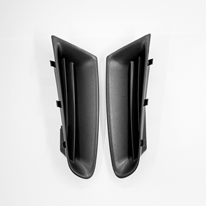 7701208684 Grille d'aération de pare-chocs avant gauche et droite pour Renault Clio III pré-lifting 2005-2009 en plastique PP noir - Product Image 5