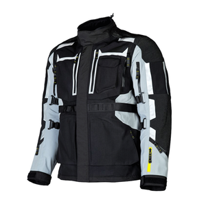 Vente chaude Top Qualité Noir Gris Touring Moto Protection Veste Pour Hommes Imperméable Moto Cordura Textile Vestes - Product Image 1