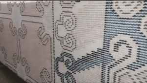 Light <b>Pink</b> Modern Oushak Rug Custom hand knotted <b>wool</b> rug Sizes Handknotted Turkish Abstract Pattern Large Area Available - Product Image 3