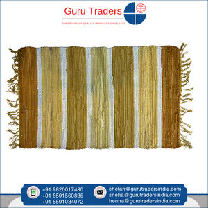 Largement vendu tapis de porte en chindi de qualité supérieure de taille et de couleur personnalisées pour l'entrée de la maison du vendeur d'origine indienne authentique - Product Image 5