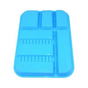 Bandejas coloridas Impresiones Plástico Instrumento dental Bandeja Dientes Multiusos - Product Image 6