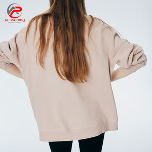 Sweat-shirt de grande taille pour femmes Pull-over tendance Sweatshirts surdimensionnés pour femmes Pull vierge tenues OEM ODM vente en gros au Pakistan - Product Image 4