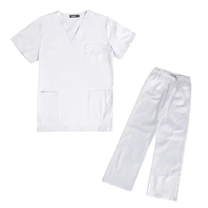 Conjuntos de Uniformes Médicos Personalizables para Doctores, Cómodos, Unisex, de Tela Tejida, con Logotipo Personalizado - Product Image 1